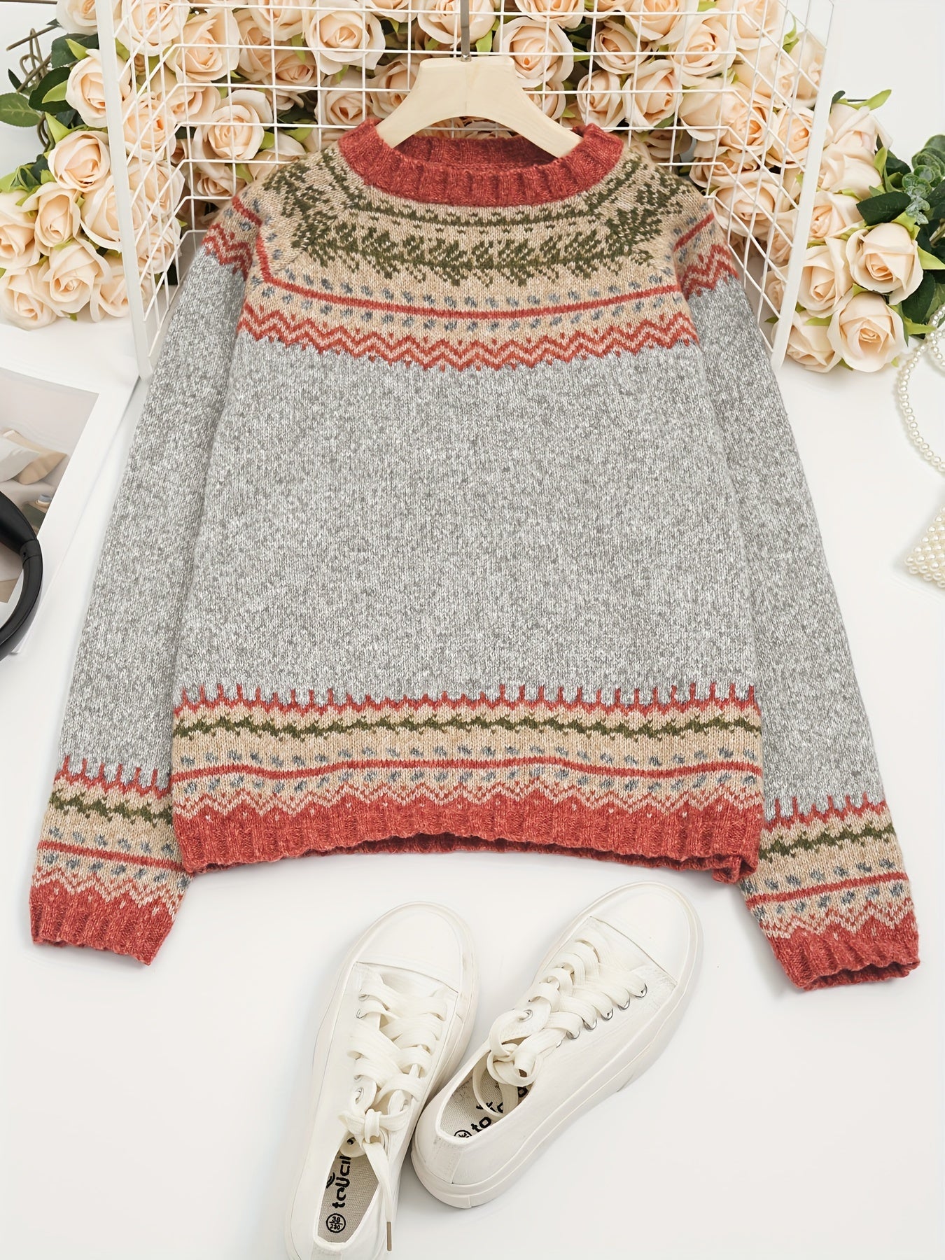 Wilma™ | Snygg Color Block-tröja