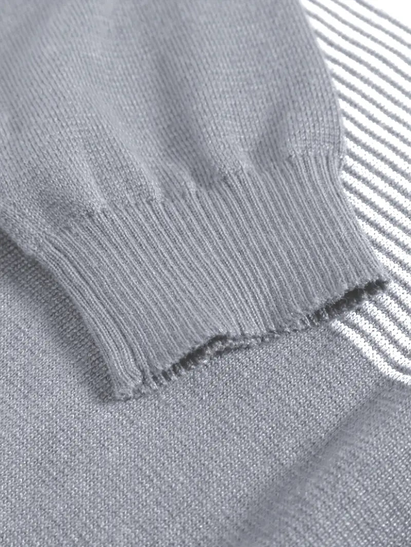 Axel™ | Mysig Randig Stickad Tröja