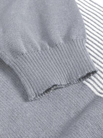 Axel™ | Mysig Randig Stickad Tröja