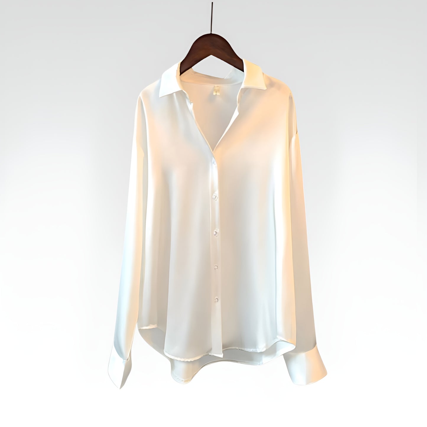 Ebba™ | Satin blus för kvinnor