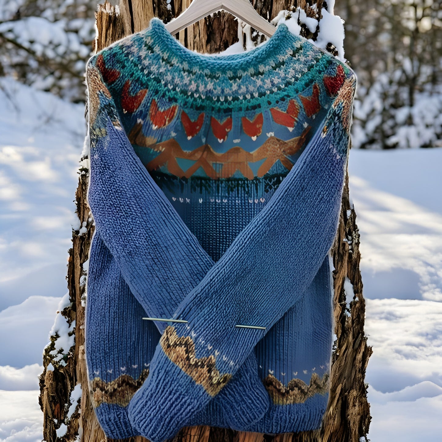 Susanna™ | Vintage jacquard-tröja