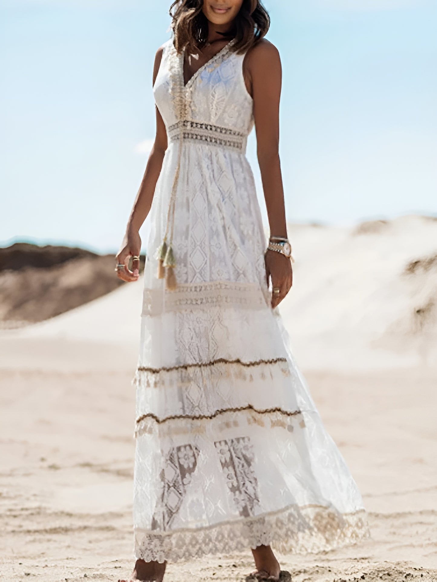 Sofia™ | Lyxig bohemisk klänning