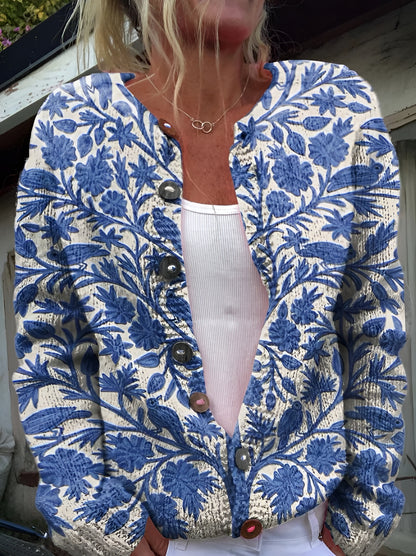 Maria™ | Blommig tryckt väst