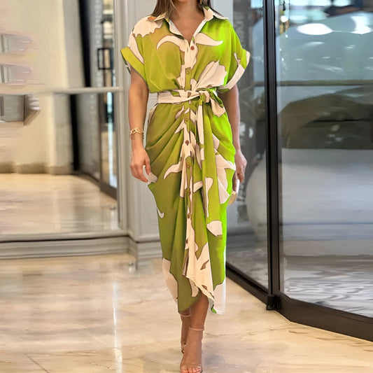 Adela™ | Lyxig omlott Maxiklänning