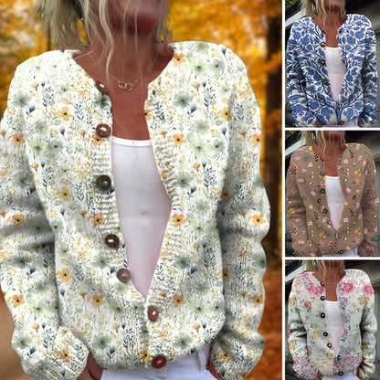 Maria™ | Blommig tryckt väst