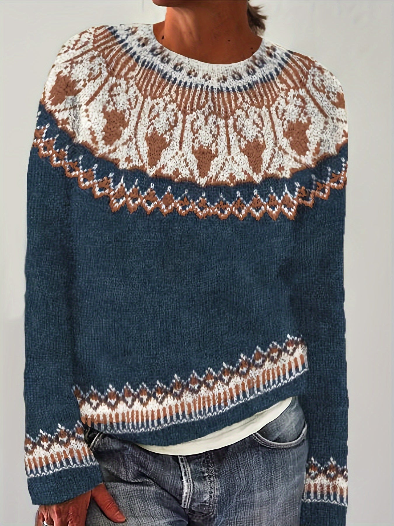 Amanda™ | Mysig Casual stickad tröja