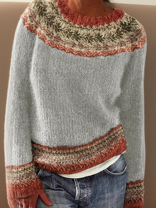 Wilma™ | Snygg Color Block-tröja