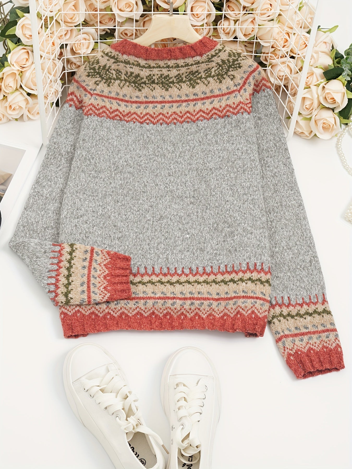 Wilma™ | Snygg Color Block-tröja